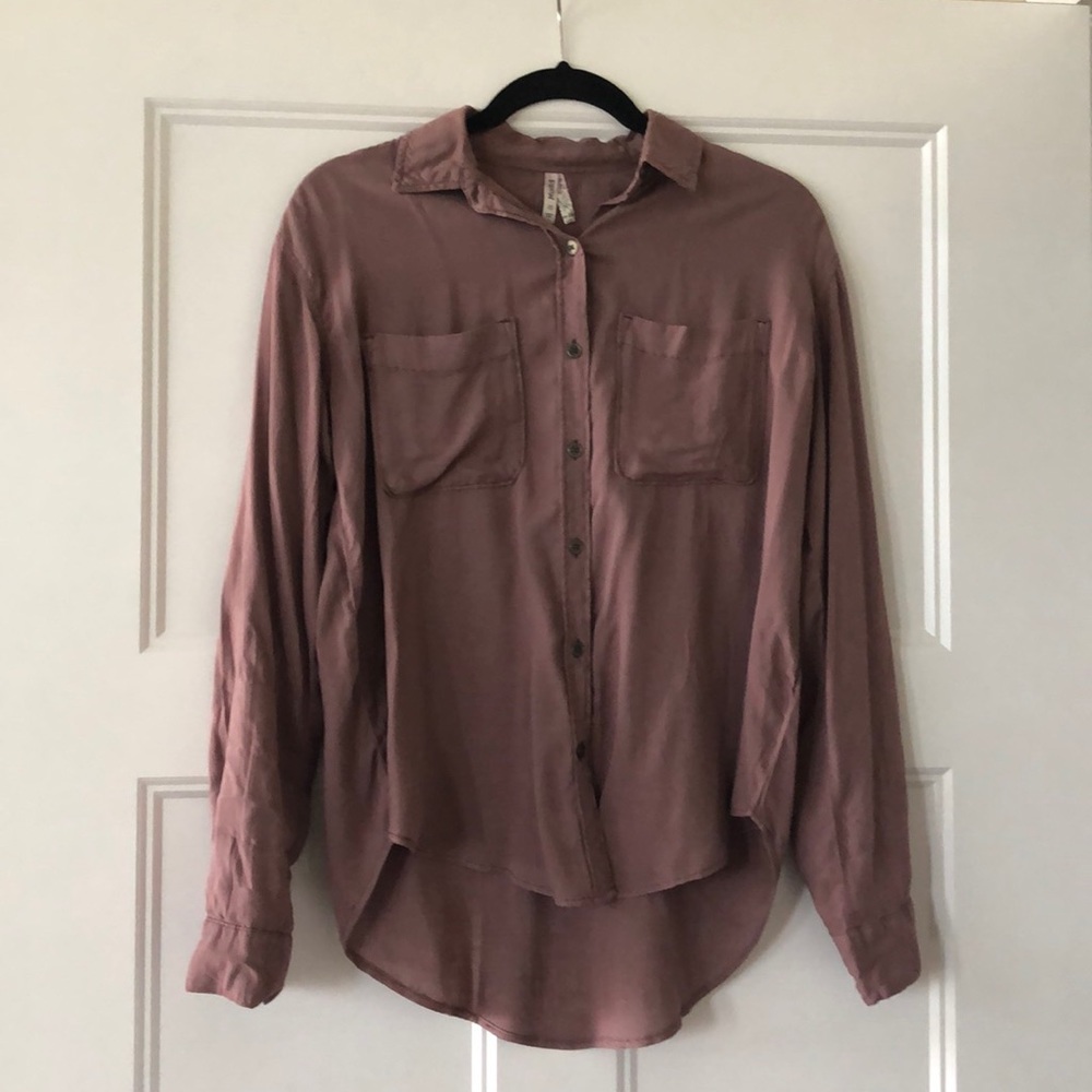 💜Button down blouse